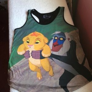 Simba and Rafiki tank top